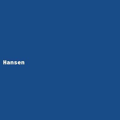 Hersteller: Hansen