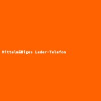 Mittelm&auml;&szlig;iges Leder-Telefon