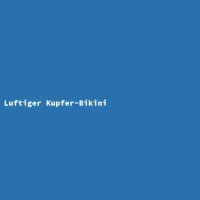 Luftiger Kupfer-Bikini