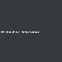 Reichhaltiger Beton-Laptop