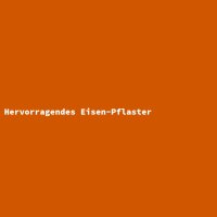 Hervorragendes Eisen-Pflaster