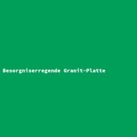 Besorgniserregende Granit-Platte