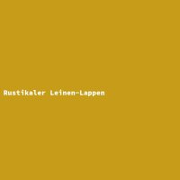 Rustikaler Leinen-Lappen