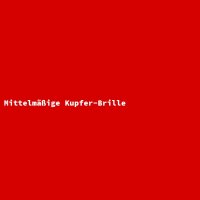 Mittelm&auml;&szlig;ige Kupfer-Brille