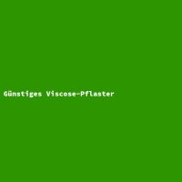 G&uuml;nstiges Viscose-Pflaster