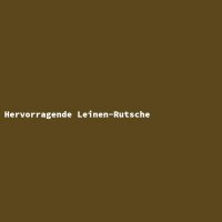 Hervorragende Leinen-Rutsche